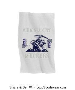 VCHS Sports Towel (White) Design Zoom